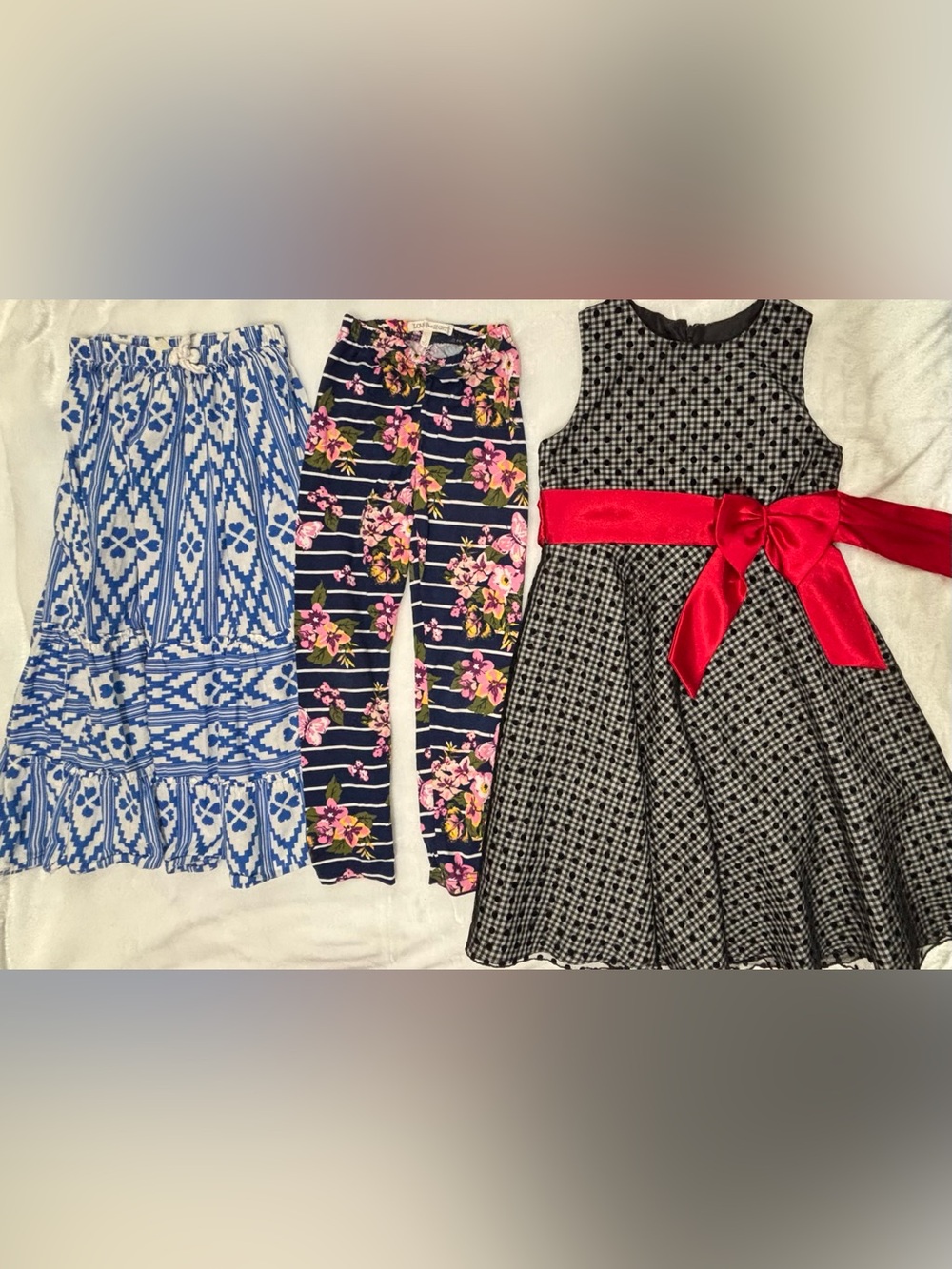 Girl’s Clothing | Bundle of 3 Pc. | Dress, Leggings and Maxi Skirt  EUC